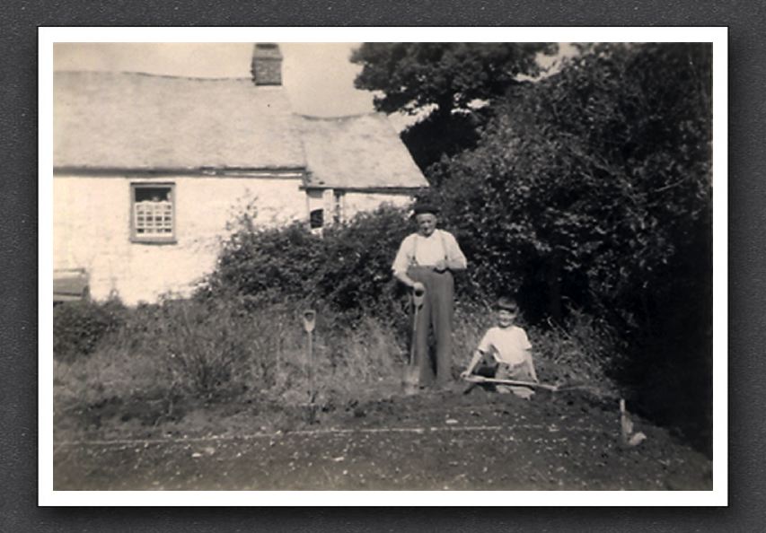 Clearing Watersmeet Garden 1951