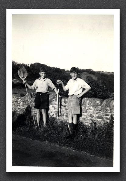 EEl caught Watersmeet Bridge Aug 1956